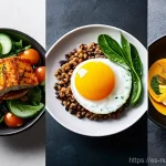 Home 17 고단백 저지방 식단의 트렌드와 전망 - The search results provide good examples and ideas for image prompts related to healthy eating, fitn...